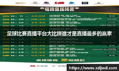 足球比赛直播平台大比拼谁才是直播最多的赢家